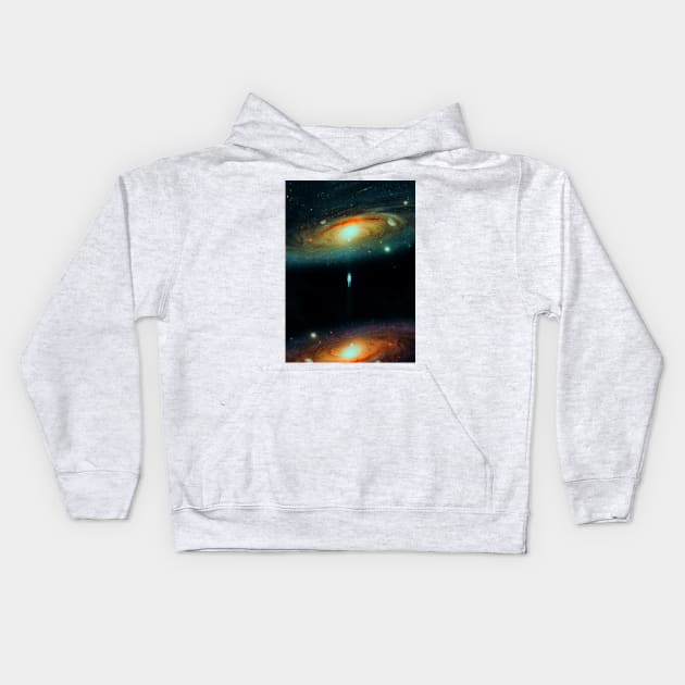 Parallel Universe Kids Hoodie by nicebleed